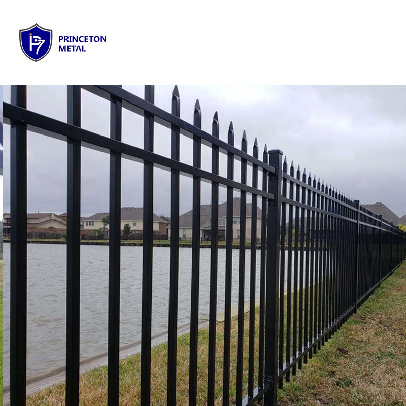 Aluminum Spear Top Welded safety fence panels for security