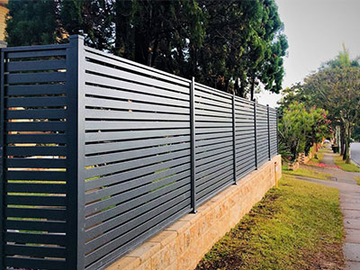 Aluminum Slat Fencing